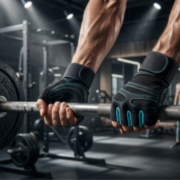 Half finger gym gloves
